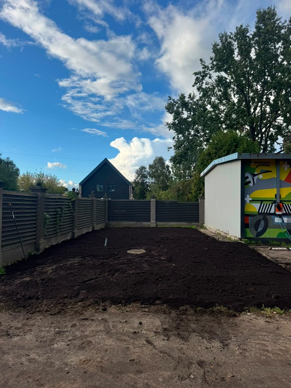 Sakopts pagalms pēc pieslēguma izbūves